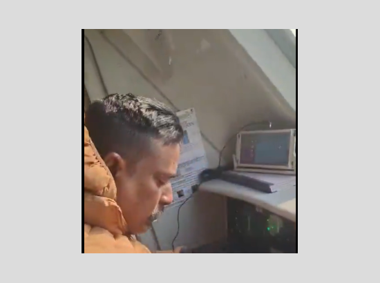 Eagle hits front windscreen of Kashmir train, driver injured