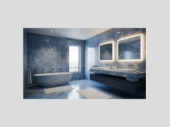 Blue Bathroom Tiles That Create a Calming Ambience