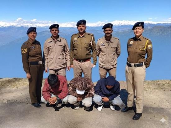 Shimla Police crackdown: 9.28 kg opium seized, 3 Nepal nationals arrested