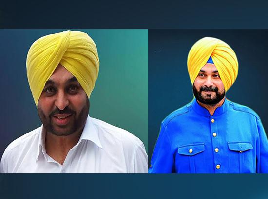 Sidhu avoids responding to Bhagwant Maan's witty challenge, displays soft approach towards AAP 