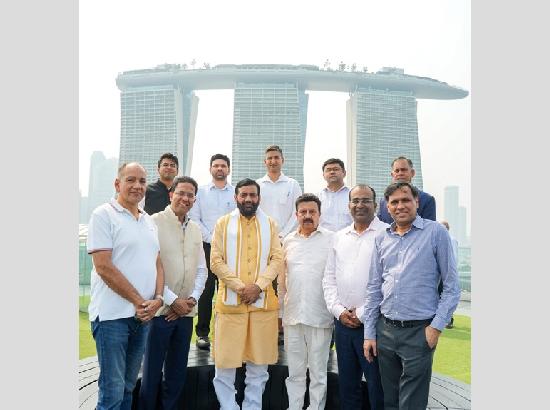 CM Saini invites Singapore Investors to invest in Haryana