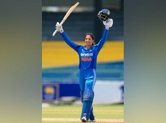 Smriti Mandhana becomes 3rd highest century getter in women's ODIs