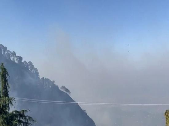 Massive forest fire in Solan's Kasauli beat doused after 27 hours; IAF joins operation
