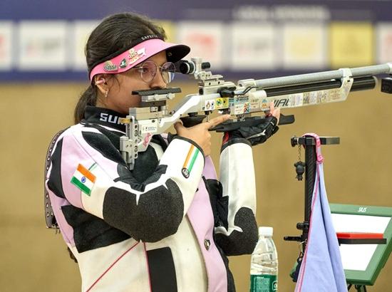 Sonam Uttam Maskar and Himanshu Dhillon clinch bronze in 10m Air Rifle mixed team at ISSF World Cup Hangzhou