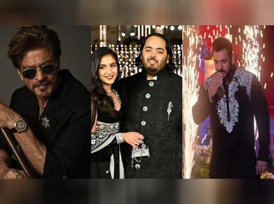 SRK, Salman Khan wish Anant Ambani-Radhika Merchant on first wedding anniversary