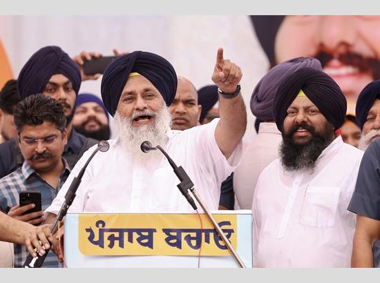 Sukhbir Badal promises Special Industrial Package, Kandi Development Ministry if SAD comes to power in 2027