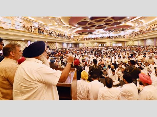Mohali belt to become financial hub, promises Sukhbir Badal, claims AAP-Congress joining hands for 2027