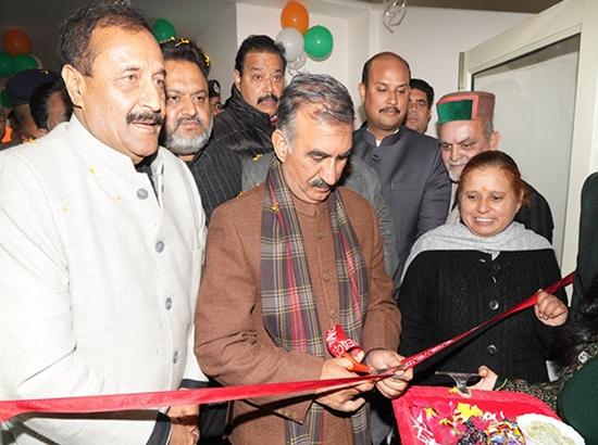 Himachal CM Sukhu inaugurates, lays foundation stone of projects worth Rs 30.85 crore in Kangra