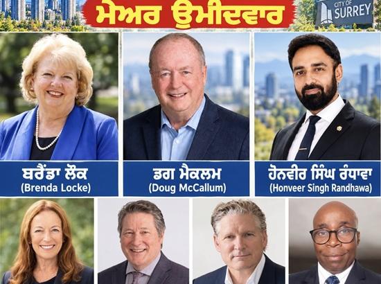 Surrey Municipal Election on Oct 17: Seven Mayoral Candidates, 67 Council hopefuls vie for key city posts