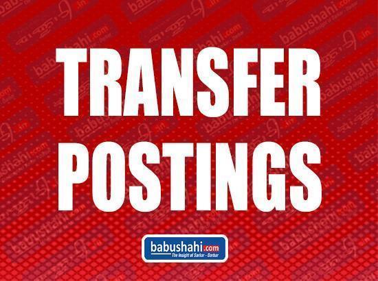 Transfers: 31 IAS and 5 HCS Officers Transferred ( List attached ) 