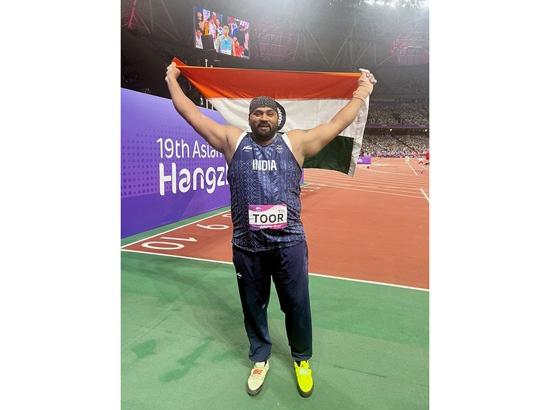 Tajinderpal Singh Toor wins shot put title at Sangrur leg of Indian Athletics Series