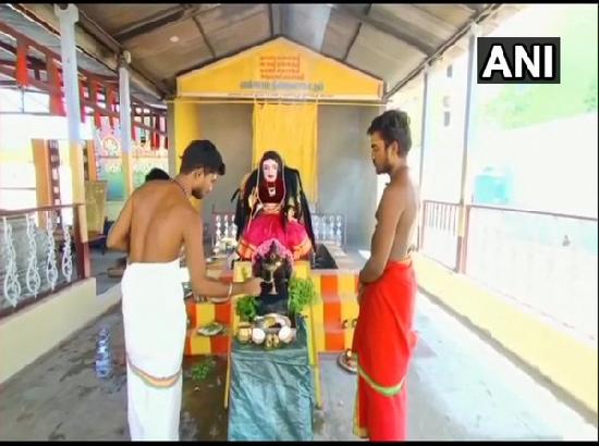 Now 'Corona Devi' idol in temple to protect people from Covid-19 pandemic