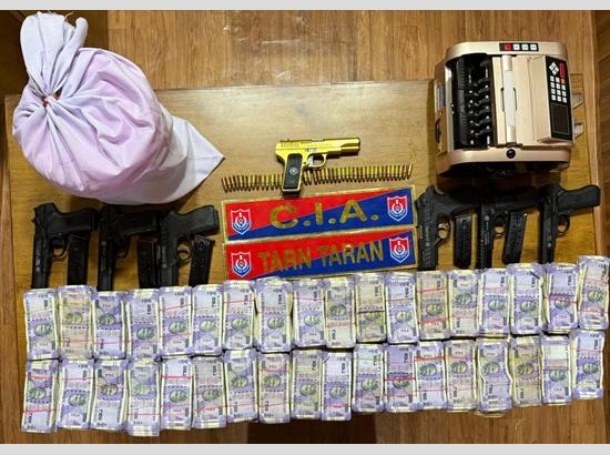 Two held with 5 kg heroin, 7 pistols, Rs 7.2 lakh drug money from Tarn Taran 