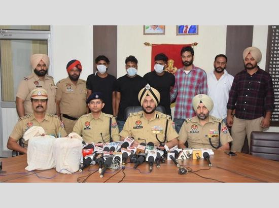 Punjab Police busts trans-border narcotic network in Amritsar; 3 held with 5 kg heroin, Rs 3.95 lakh drug money