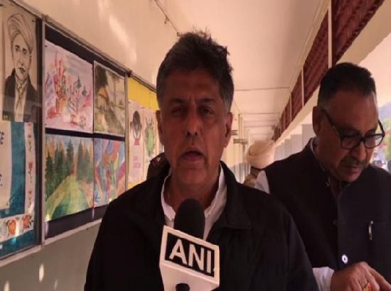 Manish Tewari urges people to rise above caste, religion while voting