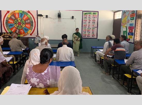 ULLAS literacy drive exam concludes successfully in Ferozepur