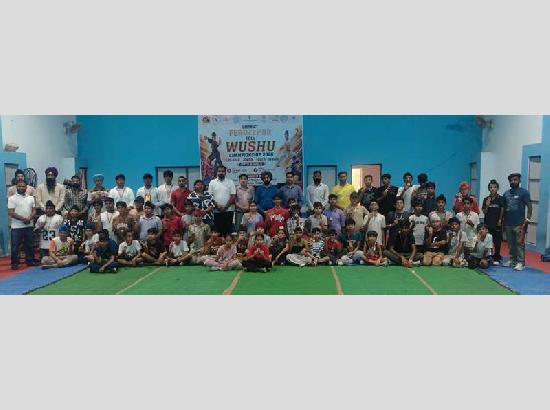 10th Distt Wushu Championship by DAWAF concludes with enthusiasm in Ferozepur