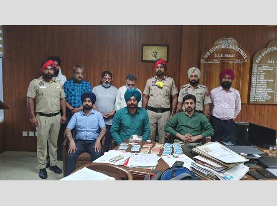 Mohali Administration conducts crackdown campaign to root out corruption; 4 touts arrested