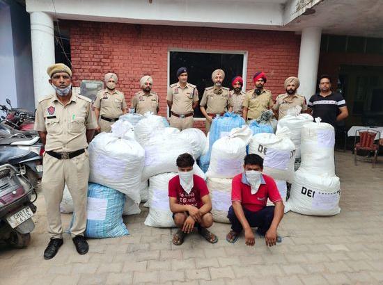 Zirakpur police seizes cannabis assignment worth Rs 3.1 crore, arrests 2