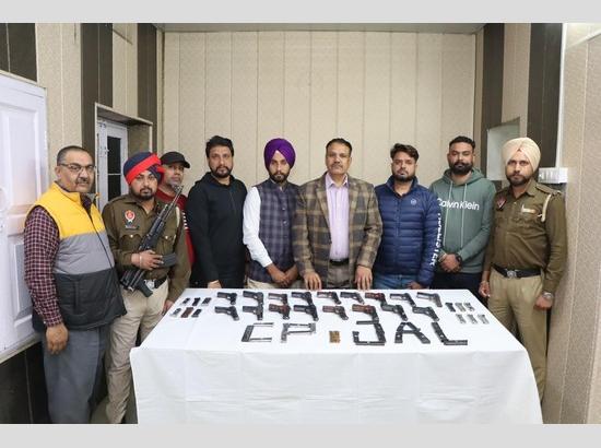 Jalandhar Police busts Landa Gang’s interstate weapon smuggling network; 3 held