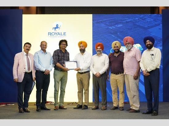 Landmark Collaboration between Royale Estate Group & MIA on Mohali Industrial Economic Zone 