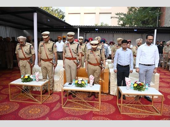 Mohali Police observes Police Commemoration Day Parade