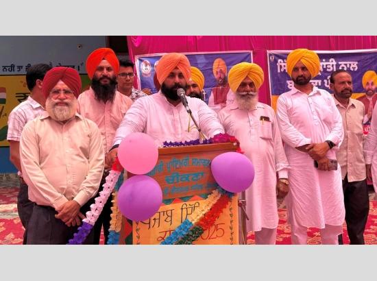 Harjot Bains inaugurates ₹1.49 crore infrastructure projects in Sri Anandpur Sahib government schools

