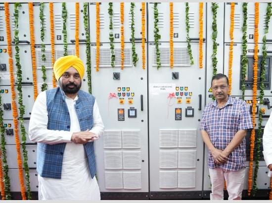 CM Mann, Kejriwal Inaugurate Punjab’s Most Advanced STP in Mohali, Announce Mission-Mode Urban Makeover

