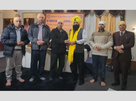 Punjab SC Commission Chairman Jasvir S Garhi Felicitated by Sri Guru Ravidas Temple Committee in New Zealand

