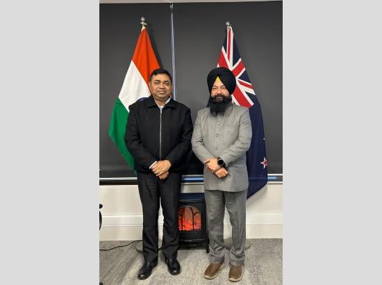 Jasvir S Garhi Discusses Punjabi Community and Trade Prospects with Indian Ambassador to New Zealand