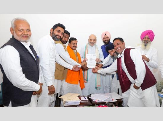 Rana Sodhi leads delegation to submit memorandum to Home Minister, Pushes for border area development