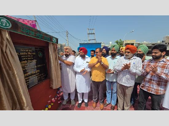 MLA Bhullar lays foundation stones for key development projects 