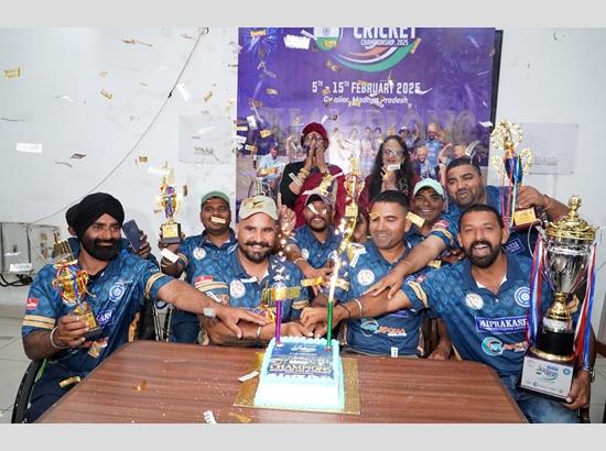 Chandigarh’s Wheelchair Cricket Team wins National Wheelchair Cricket Championship in Gwalior