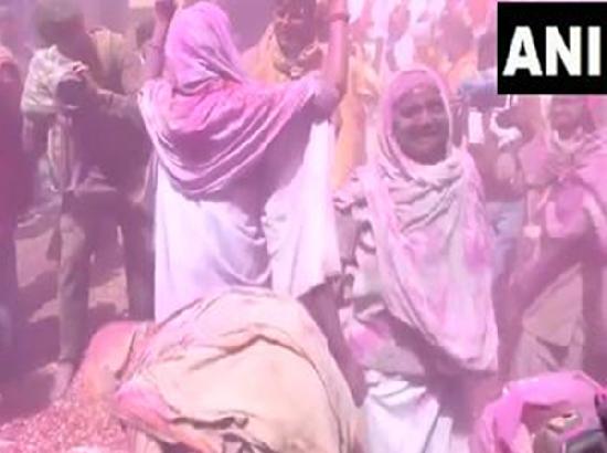 Widows in Vrindavan celebrate Holi with colors and joy 