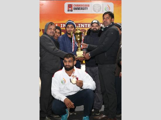 Chandigarh University wins 11 gold medals, emerges overall champion in Greco-Roman and Freestyle at Inter-University Wrestling Meet