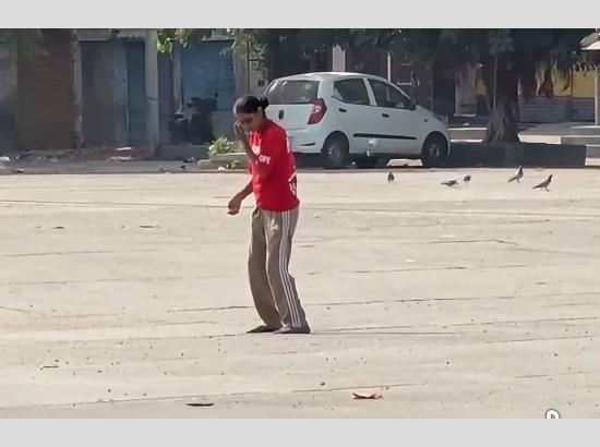 Girl found in alleged drug-intoxicated state in Bathinda Dana Mandi; Video goes viral