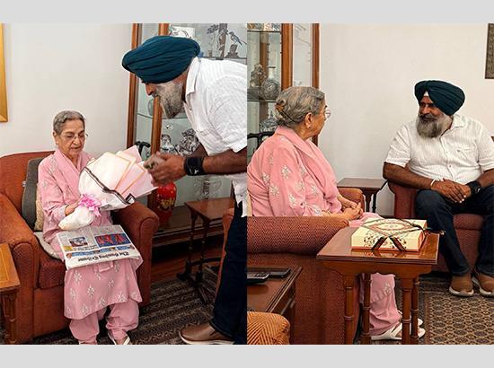 Dr. Manmohan Singh’s simplicity and honesty continue to inspire, says Pargat Singh after meeting Gursharan Kaur