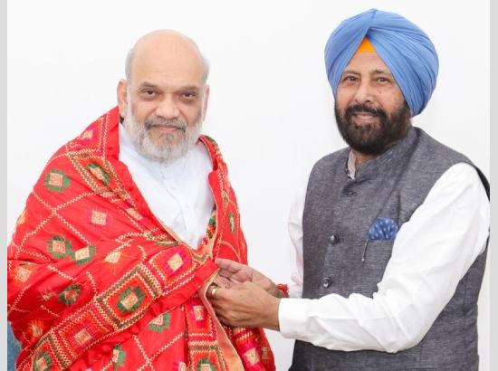 Breaking: Kewal Singh Dhillon calls on Amit Shah, raises Punjab security concerns