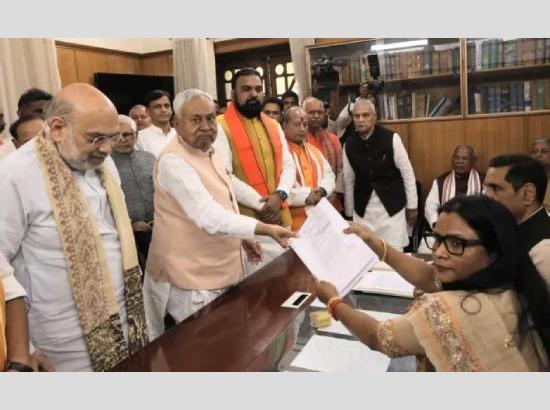 Political transition in Bihar as Nitish Kumar files Rajya Sabha nomination in Amit Shah's presence