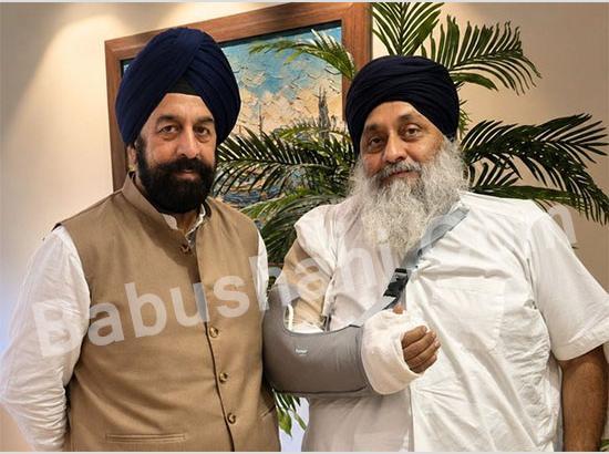 Big Breaking: Senior BJP leader visits Sukhbir Badal