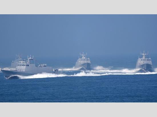Taiwan detects 8 PLAN vessels, 1 official ship around its territory

