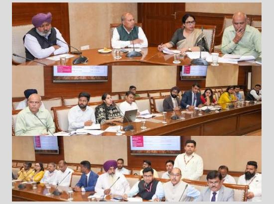 Finance Minister Harpal Singh Cheema chairs crucial review meeting with banks on Pensioner Sewa Portal

