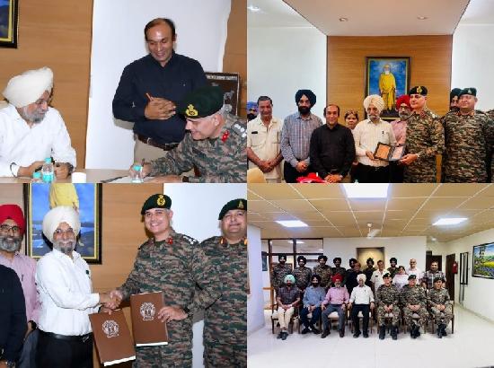 The Sikh Regiment, GNDU Sign MoU to empower Agniveers through Higher Education