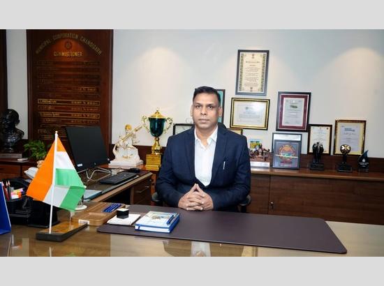 IAS Amit Kumar assumes charge as Commissioner of MC Chandigarh