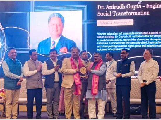 Unsung hero for social transformation: Governor honours Dr. Aniruddh Gupta