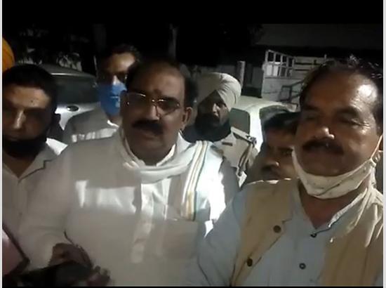 Punjab BJP president Ashwani Sharma attacked  ( Watch Video ) 