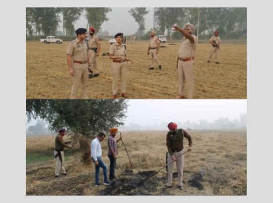 Ferozepur police take lead in reducing 60% stubble burning incidents; AQI improves to 115