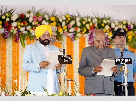Bhagwant Mann sworn-in as 28th Chief Minister of Punjab (View Pics) 