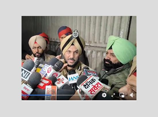 NO GRENADE BLAST IN AMRITSAR: CP GURPREET SINGH BHULLAR-ALSO WARNS RUMOUR-MONGERS  ( Watch Video Also)