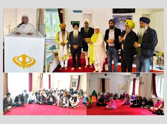 Bibi Jagir Kaur honoured at Gurdwara Sahib in Germany